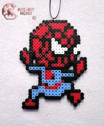 Spider-Man z koralików do prasowania – inspiracja 9