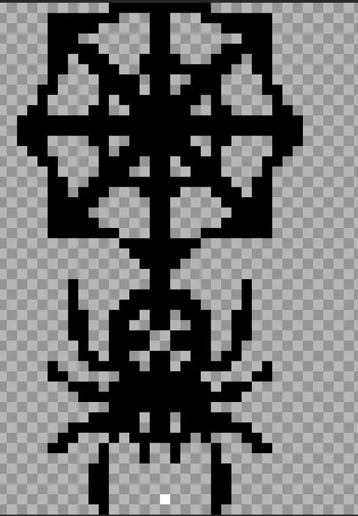 Pająk z koralików do prasowania – Pająk i pajęczyna