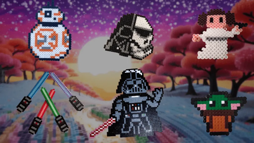 Star Wars z koralików do prasowania