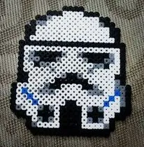 Star Wars z koralików do prasowania – Szturmowiec – Gwiezdne wojny