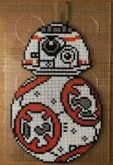 Star Wars z koralików do prasowania – BB-8