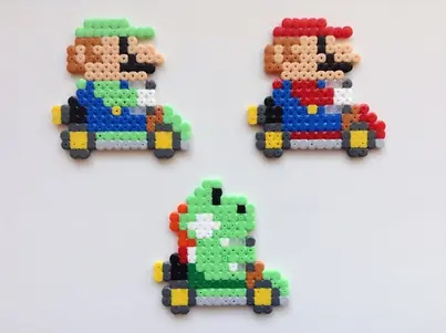 Super Mario z koralików do prasowania – inspiracja 4