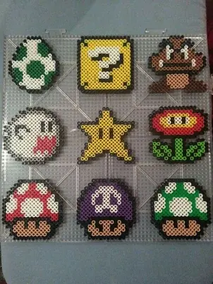 Super Mario z koralików do prasowania – inspiracja 6