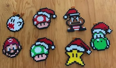 Super Mario z koralików do prasowania – inspiracja 8