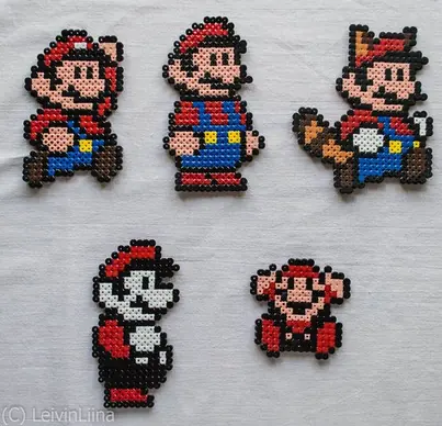 Super Mario z koralików do prasowania – inspiracja 10