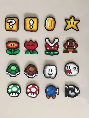 Super Mario z koralików do prasowania – inspiracja 13