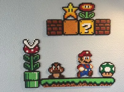 Super Mario z koralików do prasowania – inspiracja 21