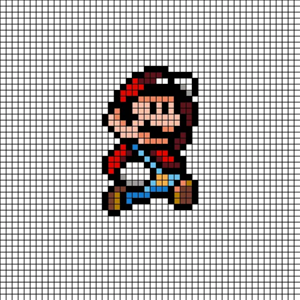 Super Mario z koralików do prasowania – Super Mario Bros 3