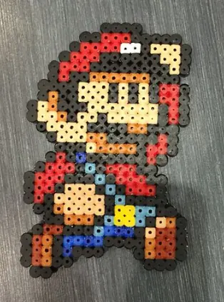 Super Mario z koralików do prasowania – Super Mario Bros 3
