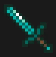 Miecze z koralików do prasowania – Mały diamentowy miecz – Minecraft