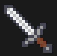 Miecze z koralików do prasowania – Żelazny miecz – Minecraft