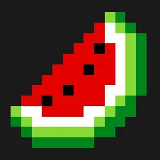 Arbuz z koralików do prasowania – Arbuz z Minecrafta