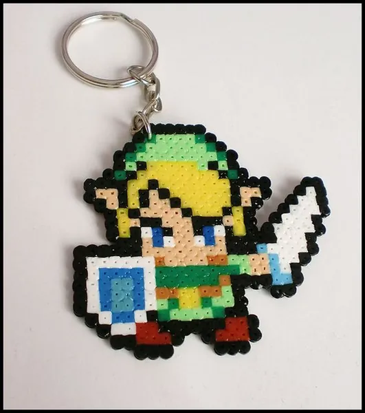 Zelda z koralików do prasowania – inspiracja 1