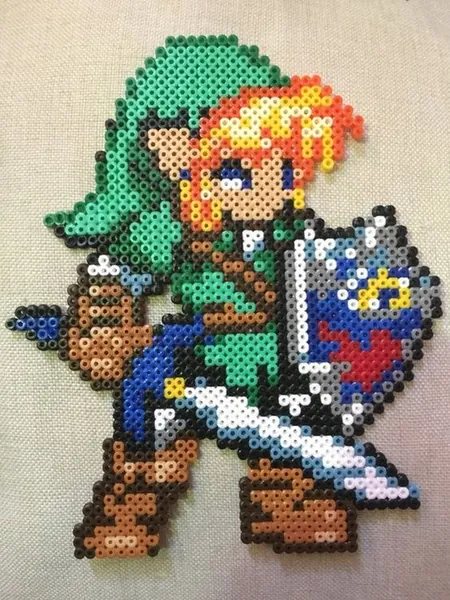 Zelda z koralików do prasowania – inspiracja 5