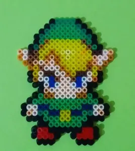 Zelda z koralików do prasowania – Link – Zelda
