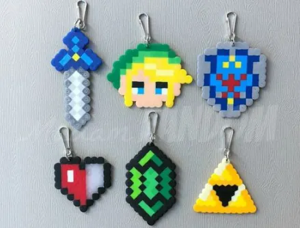Zelda z koralików do prasowania – Breloczki z Zeldy