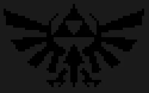 Zelda z koralików do prasowania – Logo The Legend of Zelda