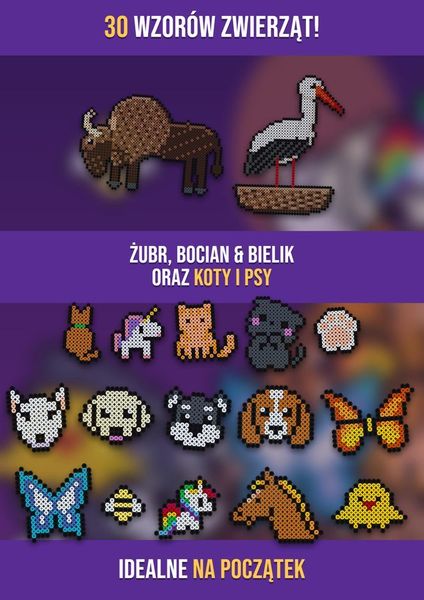 Wzory zwierząt na koraliki do prasowania – Podstawowy