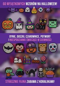 60 wzorów na Halloween na koraliki do prasowania – dynie, duchy, czarownice i potwory