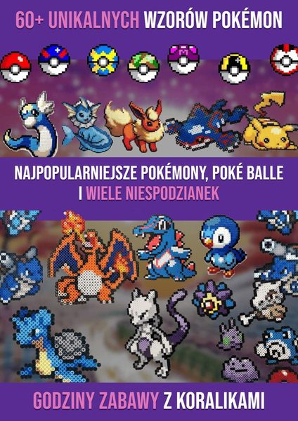 Wzory Pokémon na koraliki do prasowania – Standard