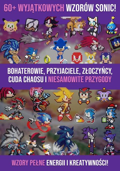 60+ wzorów Sonic na koraliki do prasowania – Sonic, Tails, Knuckles i Shadow z koralików